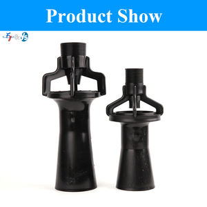 1 "1.5" BSPT benang bentuk Venturi semprot Nozzle, aliran campuran mengaduk Beat up Electrophoretic kolam plastik Sprinkler, adductor Nozzle - Product Image 6