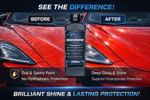 GRAPHONEX BOROPHENE Nano Coating Gray Transparent 12 Hardness for New Old Cars-1000ml 10-Year Protection Spotless Shiny Finish - Product Image 4
