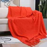 Amity Solid Sofa Nap Throw Decken Großhandel Nordic Style Günstige Baby Knit Throw Decken für Home Decor