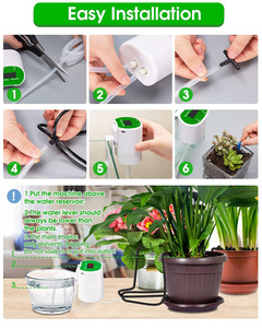 C100 Kit de contrôleurs goutteurs pour serre de jardin Pompes goutte à goutte Équipement hydroponique solaire Système <span class=keywords><strong>d</strong></span>'irrigation <span class=keywords><strong>automatique</strong></span> par <span class=keywords><strong>arrosage</strong></span> goutte à goutte - Product Image 5