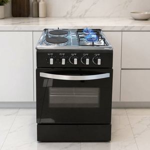 <span class=keywords><strong>Four</strong></span> multifonctionnel à deux brûleurs gaz et deux plaques électriques, <span class=keywords><strong>four</strong></span> électrique de <span class=keywords><strong>cuisson</strong></span>, <span class=keywords><strong>four</strong></span> électrique à <span class=keywords><strong>poterie</strong></span>, dernier modèle - Product Image 2