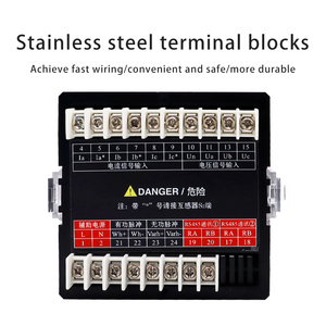 มิเตอร์ไฟฟ้า 3 เฟสอเนกประสงค์ พร้อม RS485 Modbus-RTU วัดพลังงาน 4 ควอแดรนท์ และเอาต์พุตพัลส์ 2 ทาง สำหรับตู้ควบคุมไฟฟ้า - Product Image 4