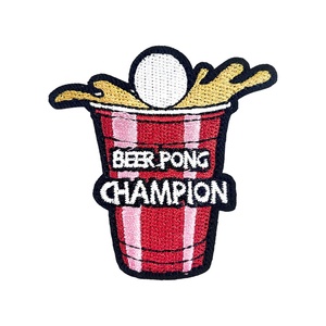 Parches de <span class=keywords><strong>playa</strong></span> de verano, aplique bordado termoadhesivo con motivos de cóctel Sunkissed, Beer Pong y bola de discoteca, para fiestas de vacaciones y manualidades - Product Image 3