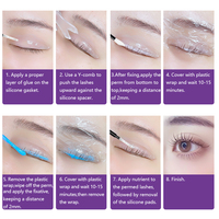 Kit Professionnel de Rehaussement de Sourcils Effet Naturel Laminage Brow Lift avec Logo Personnalisé et Marque Blanche