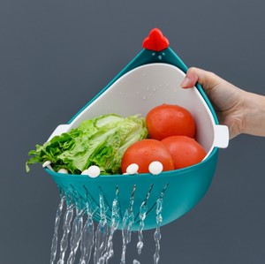 मुर्गा शैली डामर टोकरी बहु-समारोह कोलंडर सब्जी फल कोलंडर - Product Image 5
