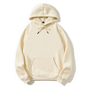 เสื้อฮู้ดผู้ชายสีสันตามสั่ง ทรงปกติ ผ้าฟลีซลำลอง สีพื้น ดีไซน์กระเป๋าที่แขน แห้งเร็ว เหมาะสำหรับใส่ในฤดูหนาว - Product Image 1