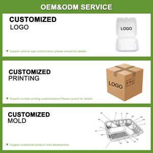 Pet nhựa thực phẩm container vỏ sò trái cây bao bì vuông vỏ sò hộp thực phẩm rõ ràng hộp vỉ thực phẩm container - Product Image 4