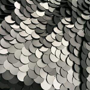 Tissu à sequins 3D de 18 mm, grand sequin, nappe décorative pour hôtel, fond de mur, vêtement, pièce suspendue colorée - Product Image 5