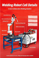 Robot de Soldadura Colaborativo de Alta Seguridad de 6 Ejes, Programación Guiada por Mano, Brazo Robótico Colaborativo, Motor de Aleación, PLC