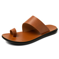 Sandales tongs homme grande taille transfrontalières, tendance été 2025, résistantes à l'usure, chaussures de plage simples à bride unique