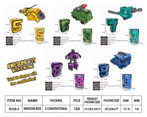 Numéros Transformation Robot Jouet Numéro Action Figure Jouet Transformant Robot - Product Image 4