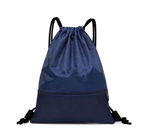 Sac à dos pliable promotionnel en polyester 600D 420D 210D avec cordon de serrage, logo personnalisé, impression sérigraphique réutilisable, couleur personnalisée - Product Image 4