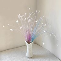 Bouquet de fleurs artificielles d'herbe de la pampa séchée, fausses plantes pour décoration de mariage, maison, chambre, herbe de queue de lapin, Noël