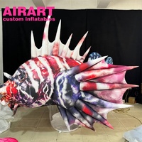 Décoration de poisson de mer géant gonflable pour piscine, aquarium, fête à thème, décoration extérieure
