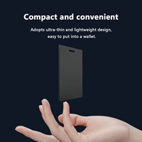 Nouvelle carte d'étiquetage pour vendeur, AirTag portable compatible iOS avec 400 mAh, historique de localisation et positionnement en temps réel, traceur AirTag