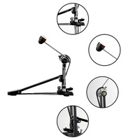 Hot Selling Single Bass Drum Pedal für Drum Set Hochleistungs-Kick pedal mit Beater Durable Percussion Zubehör