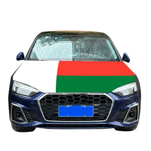 ขายส่ง 120x150 ซม.มาดากัสการ์รถHoodครอบคลุมธงราคาไม่แพงสวมใส่ทนทานและทนทานรถHood - Product Image 6