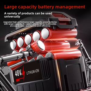 ชุดเลื่อยวงเดือนไฟฟ้าลิเธียมแบบพกพาไร้<span class=keywords><strong>สาย</strong></span>เครื่องมือไฟฟ้าสำหรับใช้ในบ้าน - Product Image 4