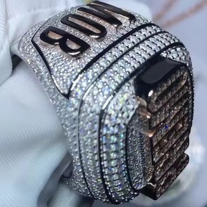 Anillo de Plata de Ley 925 con Moissanita, Diseño Elegante y Contemporáneo con Piedra Redonda Brillante, para Moda Unisex - Product Image 6
