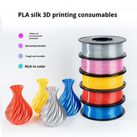 Consommables d'impression 3D en soie monocouleur PLA Soie 1KG Imprimante 3D Monochrome Soie rose Filament 3D pour imprimante 3D FDM