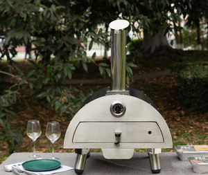 <span class=keywords><strong>Horno</strong></span> eléctrico comercial para Pizza al aire libre, de madera, con <span class=keywords><strong>piedra</strong></span> de Pizza de 405x405MM - Product Image 2