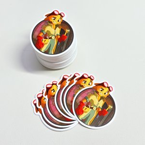 Pegatina de Vinilo Holográfica Transparente Personalizada, Resistente al Agua, con Logotipo Impreso en UV, Corte Individual y Troquelado, para Autos, Laptops y Ventanas - Product Image 3