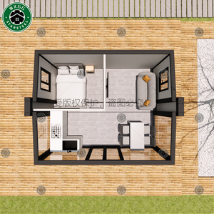 Maison mobile à assemblage rapide, 2-3 chambres, extensible, préfabriquée, en kit, avec panneaux sandwich - Product Image 6