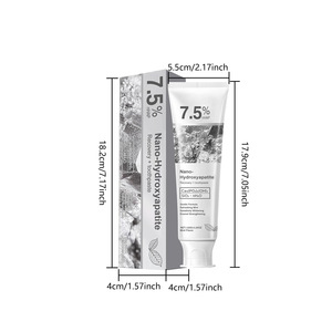 <span class=keywords><strong>Dentifrice</strong></span> OEM/ODM à la nano-hydroxyapatite sans fluorure 7.5 – Blanchissant, réparateur des caries, rafraîchissant l'haleine, saveur menthe - Product Image 4