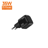 Chargeur de téléphone Vina, prise UK, port USB-C, charge rapide GaN 35W, homologué PPS, certifié CE, chargeur sans fil pour Google Pixel, indispensable pour les voyages
