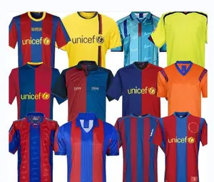 Retro Barcelonaes futbol formaları barca XAVI RONALDINHO RONALDO RIVALDO GUARDIOLA Iniesta finalleri klasik maillot de ayak futbolu