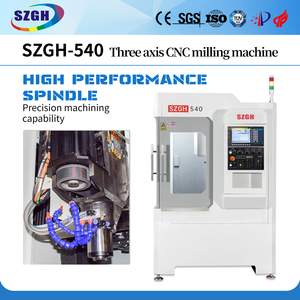เครื่องกัดอเนกประสงค์ SZGH-540, แกนหมุน BT30, กำลังไฟ 2.6KW, สำหรับชิ้นส่วนสแตนเลส, อลูมิเนียม, ทองแดง - Product Image 3