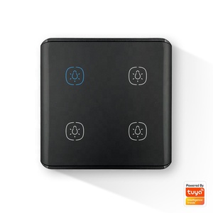Nuevo diseño de fábrica AG interruptor de vidrio esmerilado enchufe eléctrico Smart Life 220V interruptor inteligente ZigBee remoto LED luz tuya - Product Image 1