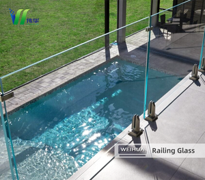 Clôture <span class=keywords><strong>de</strong></span> <span class=keywords><strong>piscine</strong></span> en verre feuilleté trempé 12 mm, garde-corps double couche 6+6 PVB 8+8 pour décoration murale extérieure <span class=keywords><strong>solaire</strong></span> d'hôpital - Product Image 5