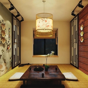 Nouvelle suspension de style chinois pour salle à manger, chambre privée d'hôtel, stand, avec projecteur inférieur - Product Image 2