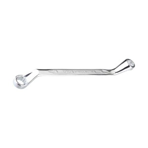 Chrome Vanadium Deep Offset Ring Spanner Elliptical <b>Panel</b> Hardened Tempered Matt <b>Mirror</b> Satin Black Finish Hand Tool - Product Image 1