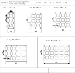 Tira de Níquel para Conexión de Baterías 18650 y 21700, Lámina de Níquel para Conexiones Simples, Múltiples, Paralelas o Desalineadas - para Accesorios de Conectores - Product Image 5