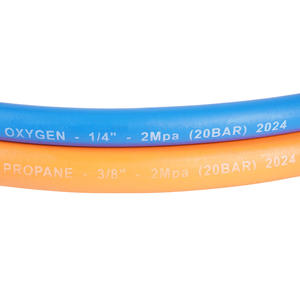 Manguera de soldadura de gas Línea doble Oxígeno Propano Reforzado Resistente al fuego NBR - Product Image 1