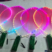 Accessoire de danse LED en forme de pétale lumineux pour spectacle sur scène, festival, événement, fête, concert, boîte de nuit, spectacle de mariage