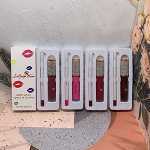 <span class=keywords><strong>Kit</strong></span> de Maquillage Lèvres Diamant Mat 49 Couleurs Haute Qualité – <span class=keywords><strong>Kit</strong></span> Crayon à Lèvres Scintillant et Rouge à Lèvres Liquide Marque Privée - Product Image 1