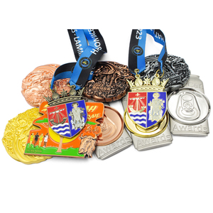 Diseña Tu Propio Logotipo, Medalla de Metal Personalizada, Aleación de Zinc, 3D, Maratón, Fútbol, Taekwondo, Natación, Premio de Finalista, Medalla Deportiva de Lucha - Product Image 3
