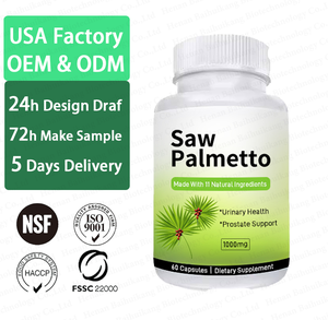 Complément de palmier nain avec ortie piquante et extrait de graines de citrouille, bloqueur de <span class=keywords><strong>DHT</strong></span>, santé urinaire, soutien de la prostate pour la santé masculine - Product Image 2