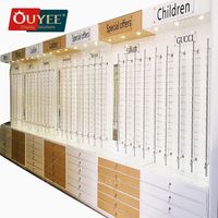 OUYEE OY-OSD113 Présentoir optique verrouillable pour lunettes de soleil et lunettes, en verre, pour magasin de détail, garantie 3 ans