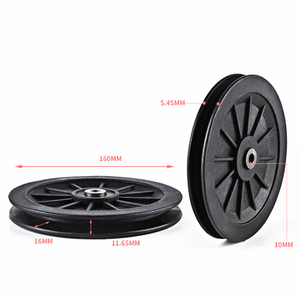 ราคาโรงงาน115มิลลิเมตรฟิตเนสกีฬาส่วนสายเชือกลวดล้อไนลอนพลาสติกไนล่อนยิมรอก - Product Image 4