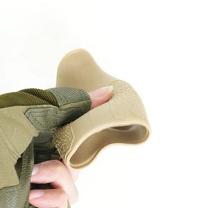 LWXC 2pcs用于G17 G18 G19 G34 G47握把盖手枪射击配件的战术防滑橡胶握把套 - Product Image 3