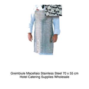 Delantal de Carnicero de Acero Inoxidable 70 × 55 cm 1855.000 - Product Image 2