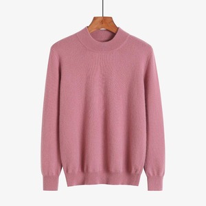 Winter Frauen Solid Strick pullover und Kawaii Pullover O-Ausschnitt Casual Sueter Mujer Tops Damen Langarm Sweet Jumper - Product Image 3