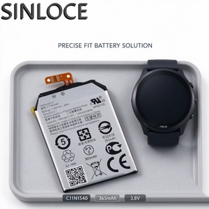 Nouvelle arrivée, batterie de télé<span class=keywords><strong>phone</strong></span> portable à performance stable, batterie de télé<span class=keywords><strong>phone</strong></span> portable d'usine pour ASUS <span class=keywords><strong>Zen</strong></span> Watch <span class=keywords><strong>2</strong></span> W1501Q/C11N1540 - Product Image 2