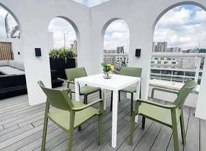 Planche <span class=keywords><strong>de</strong></span> terrasse en WPC creuse <span class=keywords><strong>de</strong></span> haute qualité 146*24mm, planches <span class=keywords><strong>de</strong></span> terrasse composites imperméables pour <span class=keywords><strong>jardin</strong></span>, patio, balcon - Product Image 4