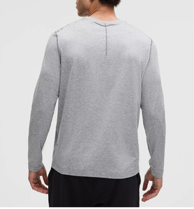 Camiseta Deportiva de Manga Larga para Hombre, Estilo Casual, Elástica, Transpirable, Antiarrugas, de Secado Rápido, para Actividades al Aire Libre, 180g - Product Image 4