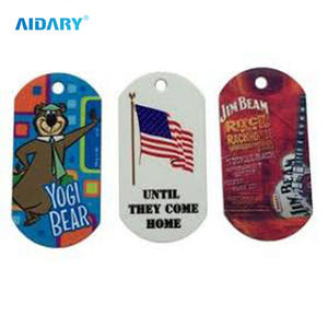 Pendentif pour <span class=keywords><strong>chien</strong></span> à sublimation personnalisée-Chaîne en acier inoxydable hypoallergénique, étiquette anti-perte légère et durable pour animaux de compagnie - Product Image 3